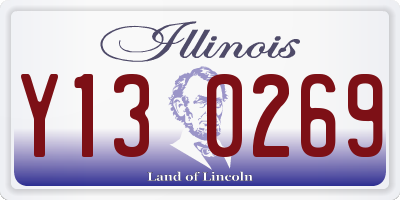 IL license plate Y130269