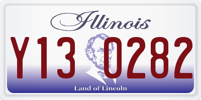 IL license plate Y130282