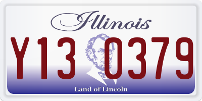 IL license plate Y130379