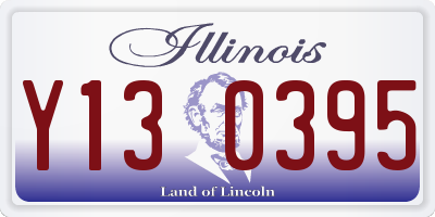 IL license plate Y130395