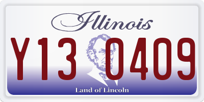 IL license plate Y130409