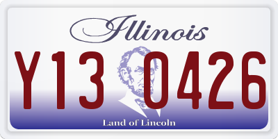 IL license plate Y130426