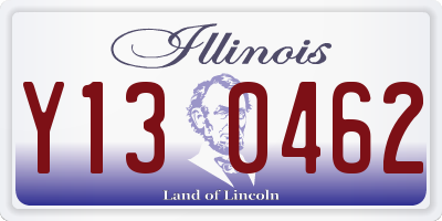 IL license plate Y130462