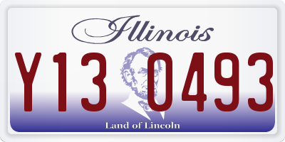 IL license plate Y130493