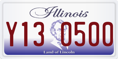 IL license plate Y130500