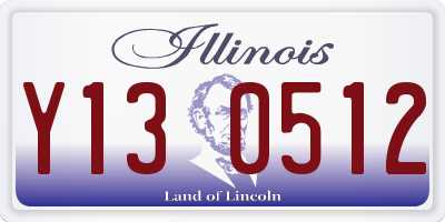 IL license plate Y130512