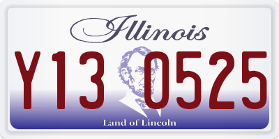 IL license plate Y130525
