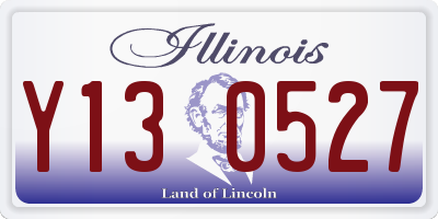 IL license plate Y130527