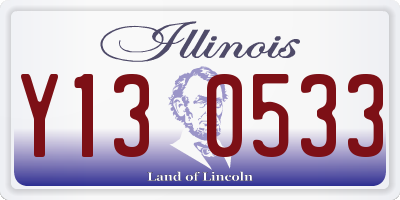 IL license plate Y130533