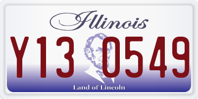 IL license plate Y130549