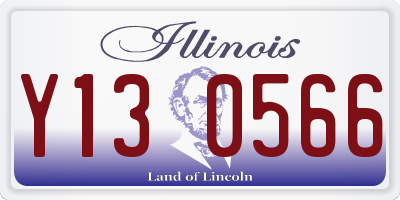 IL license plate Y130566