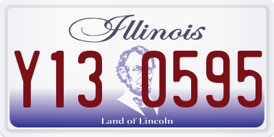 IL license plate Y130595