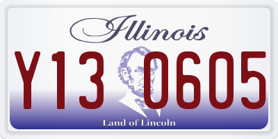 IL license plate Y130605