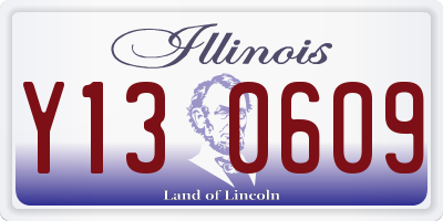 IL license plate Y130609
