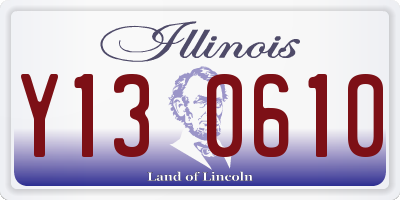 IL license plate Y130610