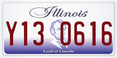 IL license plate Y130616