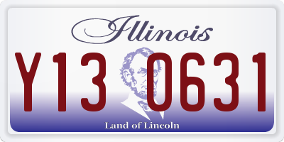IL license plate Y130631