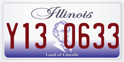 IL license plate Y130633