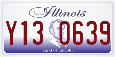 IL license plate Y130639