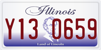 IL license plate Y130659