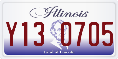 IL license plate Y130705