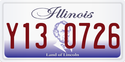 IL license plate Y130726
