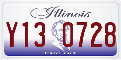 IL license plate Y130728