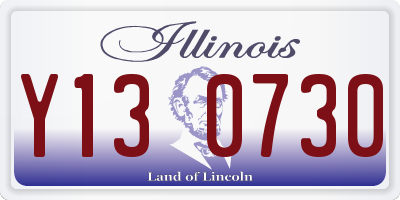 IL license plate Y130730