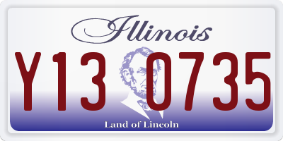 IL license plate Y130735
