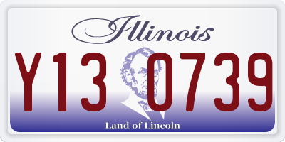 IL license plate Y130739