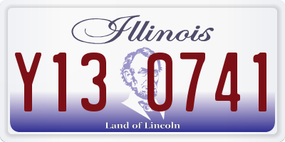 IL license plate Y130741
