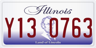 IL license plate Y130763