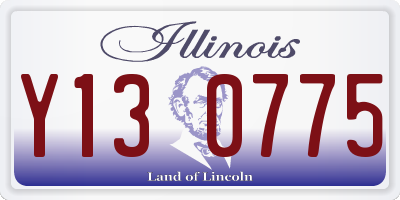 IL license plate Y130775