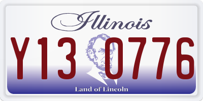 IL license plate Y130776