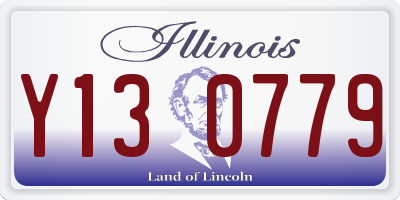 IL license plate Y130779