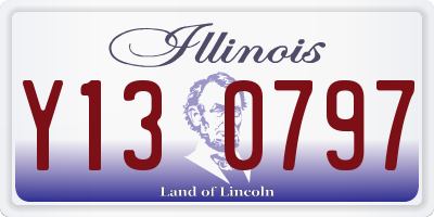 IL license plate Y130797