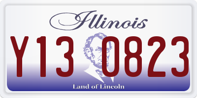 IL license plate Y130823