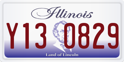 IL license plate Y130829