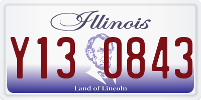IL license plate Y130843