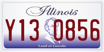 IL license plate Y130856