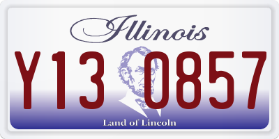 IL license plate Y130857