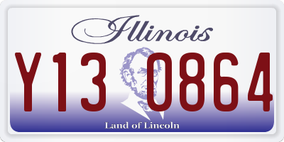 IL license plate Y130864