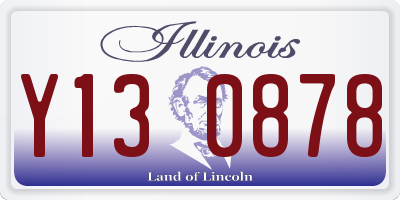IL license plate Y130878