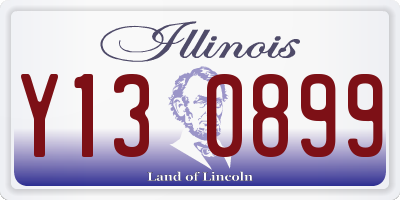 IL license plate Y130899