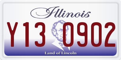 IL license plate Y130902