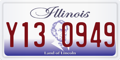 IL license plate Y130949