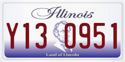 IL license plate Y130951