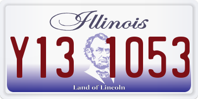 IL license plate Y131053