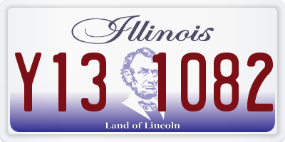 IL license plate Y131082