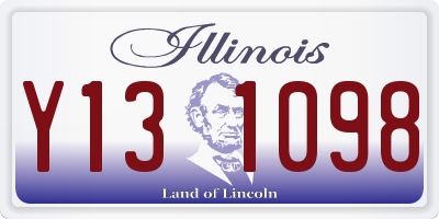 IL license plate Y131098